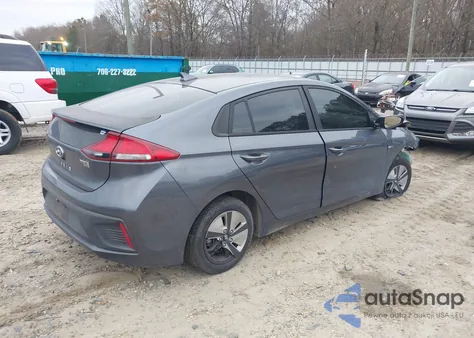 2019 Hyundai Ioniq Hybrid Blue из США, поврежденный, VIN KMHC65LC5KU171526